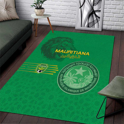 Afro Mauritania Football Area Rug Go Al-Murabitun - African Pride