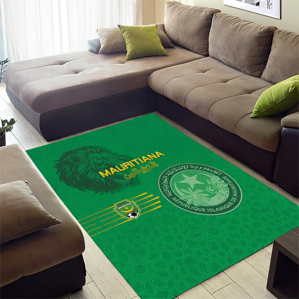 Afro Mauritania Football Area Rug Go Al-Murabitun - African Pride