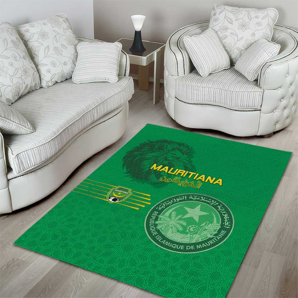 Afro Mauritania Football Area Rug Go Al-Murabitun - African Pride