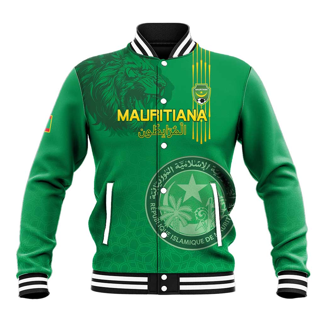 Afro Mauritania Football Custom Baseball Jacket Go Al-Murabitun - African Pride