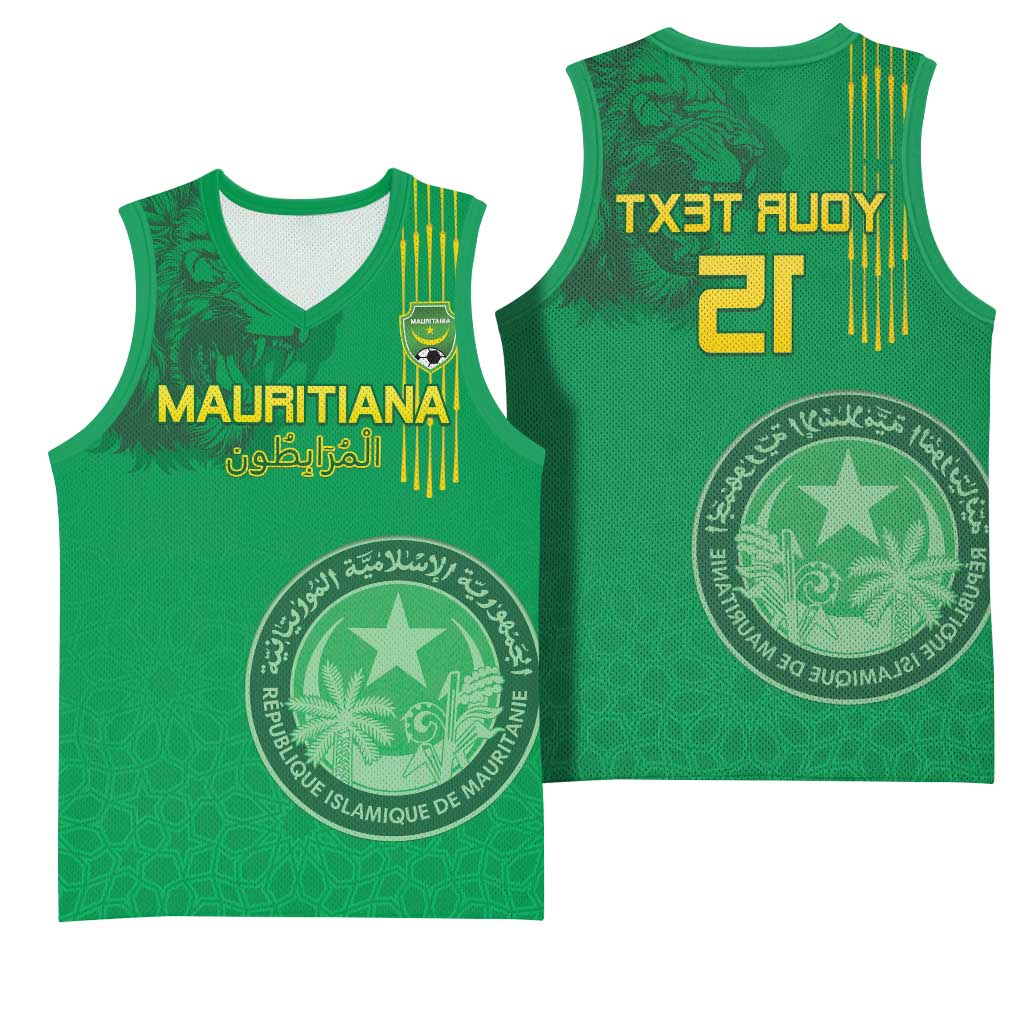 Afro Mauritania Football Custom Basketball Jersey Go Al-Murabitun - African Pride