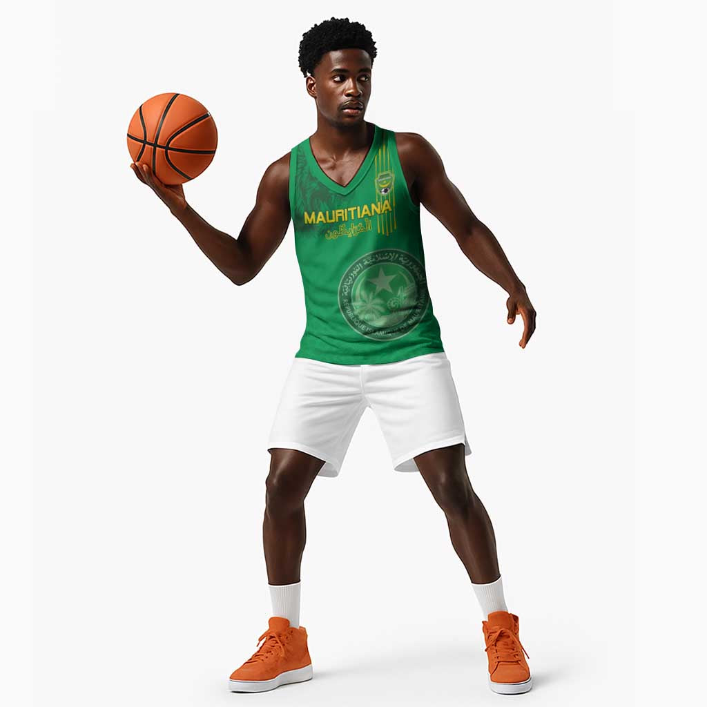 Afro Mauritania Football Custom Basketball Jersey Go Al-Murabitun - African Pride
