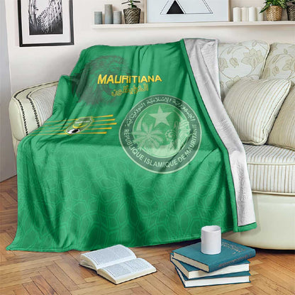 Afro Mauritania Football Blanket Go Al-Murabitun - African Pride