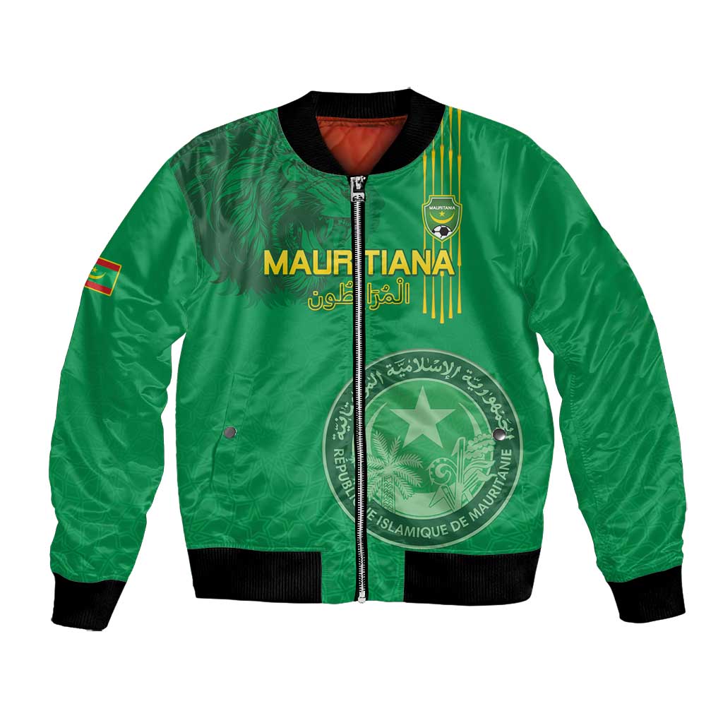 Afro Mauritania Football Custom Bomber Jacket Go Al-Murabitun - African Pride