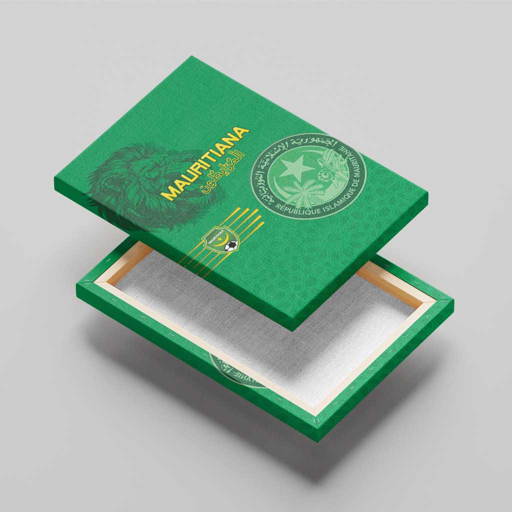 Afro Mauritania Football Canvas Wall Art Go Al-Murabitun - African Pride