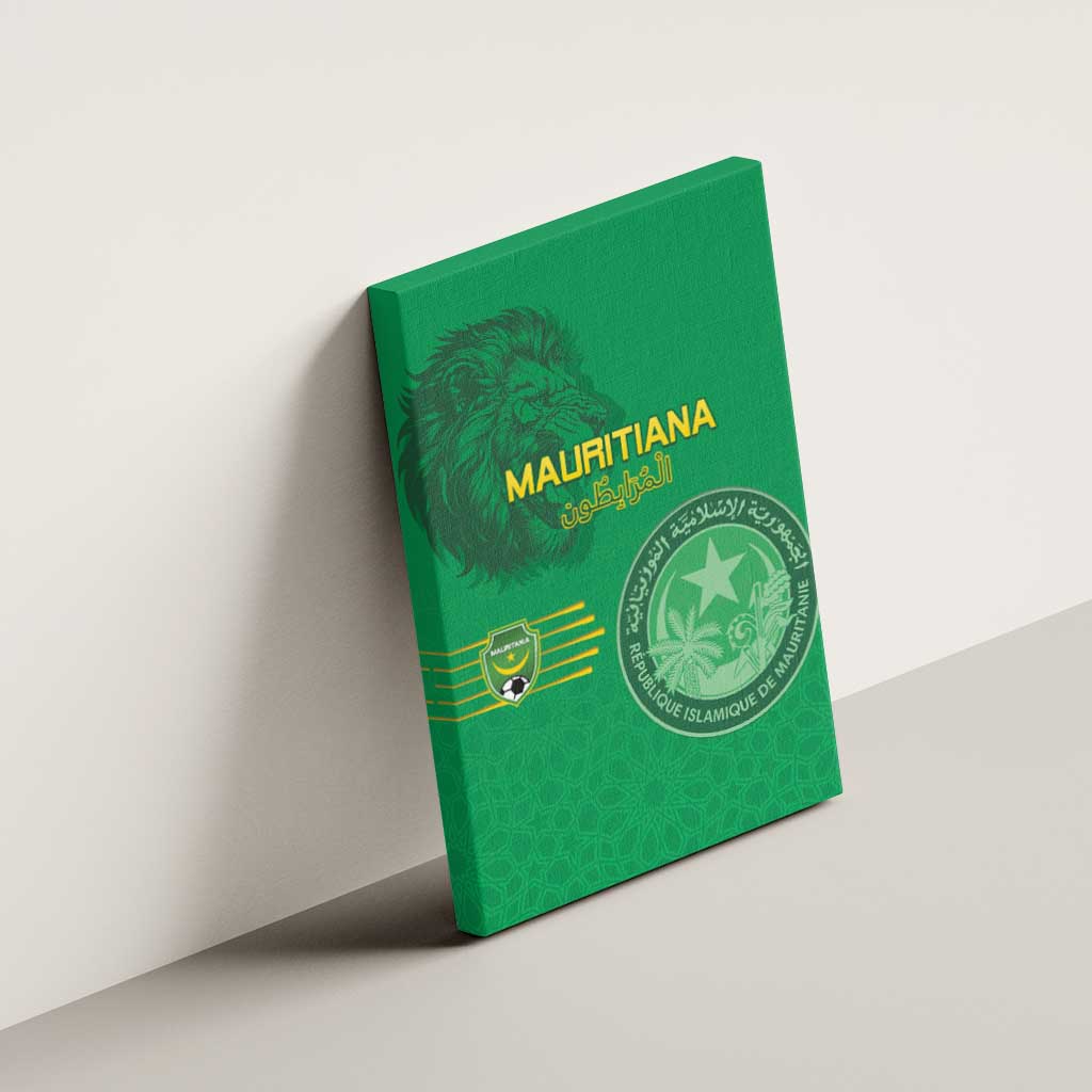 Afro Mauritania Football Canvas Wall Art Go Al-Murabitun - African Pride