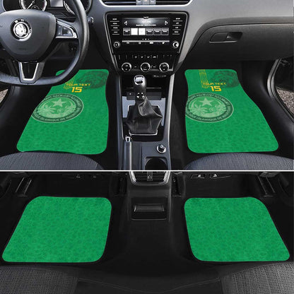 Afro Mauritania Football Custom Car Mats Go Al-Murabitun - African Pride