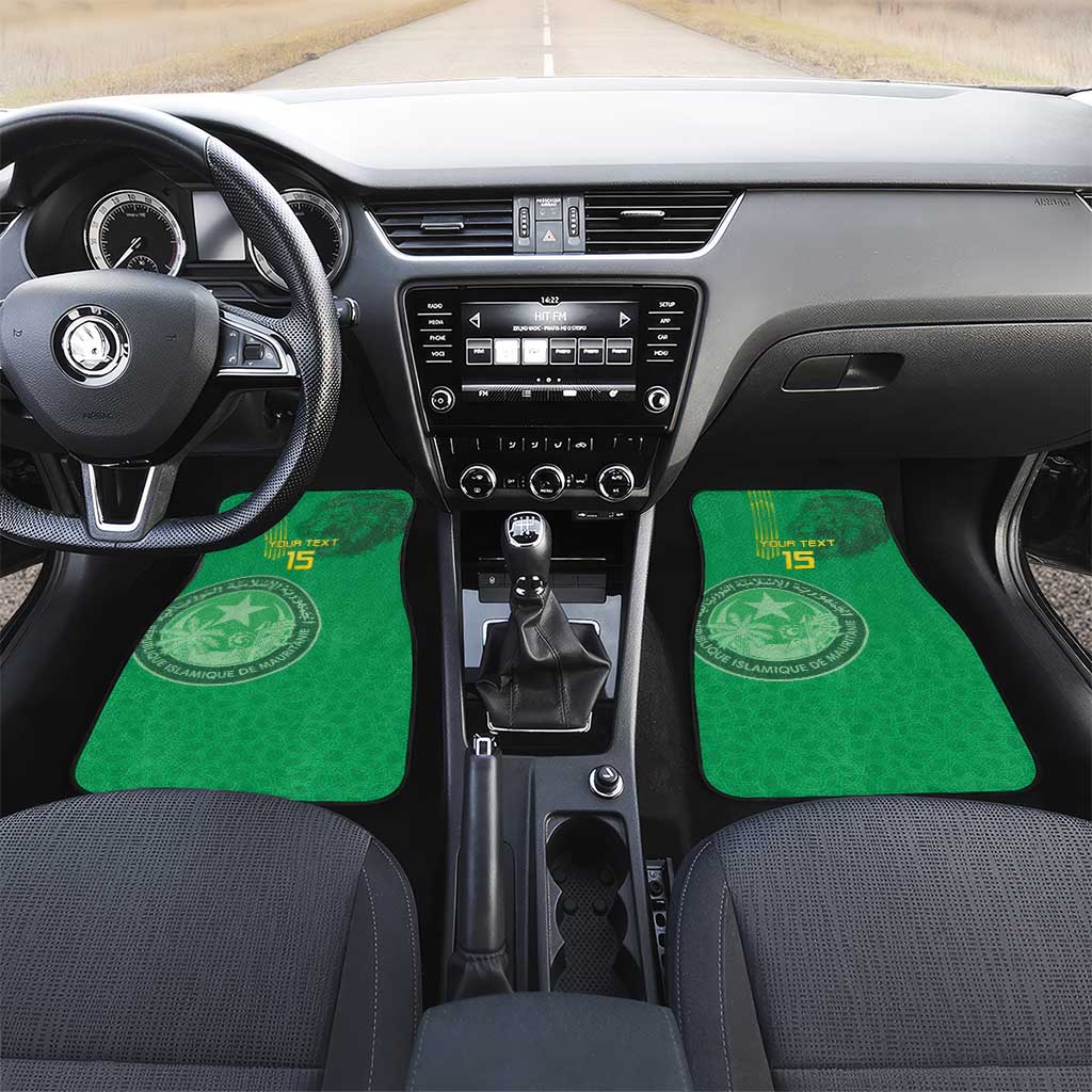 Afro Mauritania Football Custom Car Mats Go Al-Murabitun - African Pride