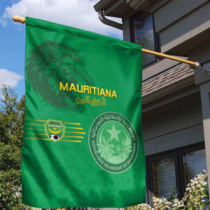 Afro Mauritania Football Garden Flag Go Al-Murabitun - African Pride