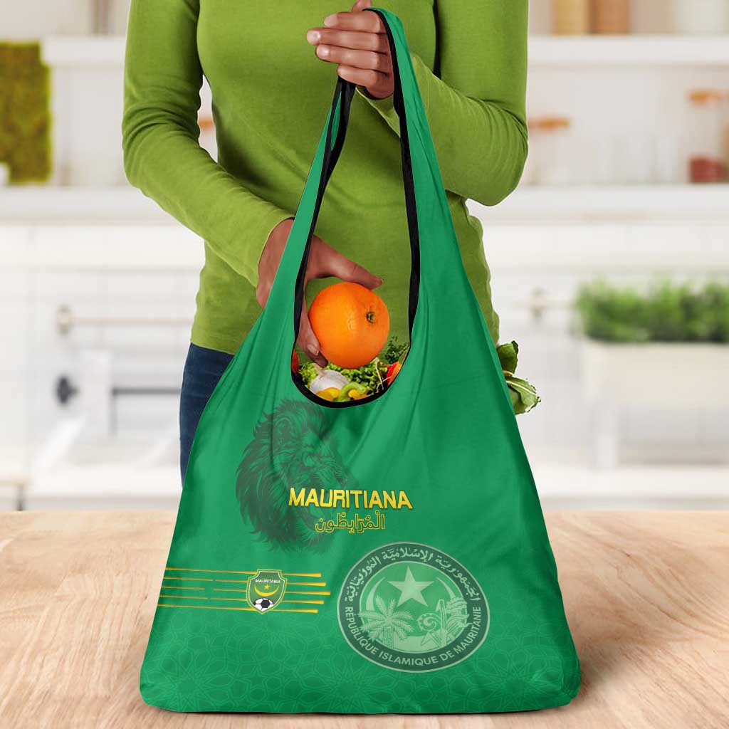 Afro Mauritania Football Grocery Bag Go Al-Murabitun - African Pride