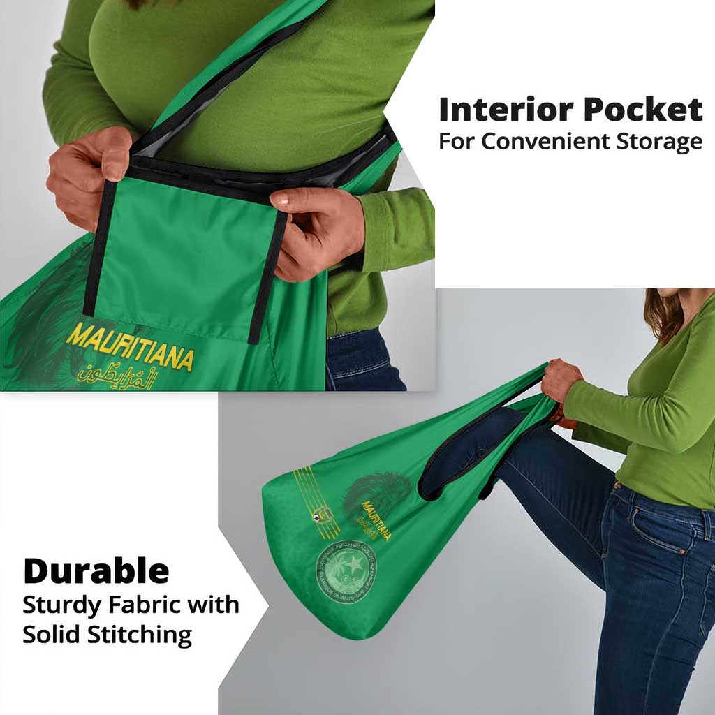 Afro Mauritania Football Grocery Bag Go Al-Murabitun - African Pride