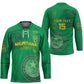 Custom Mauritania Football Hockey Jersey Coat Of Arms With Islamic Pattern