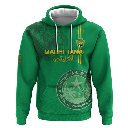 Afro Mauritania Football Custom Hoodie Go Al-Murabitun - African Pride