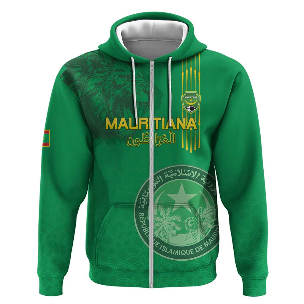 Afro Mauritania Football Custom Hoodie Go Al-Murabitun - African Pride