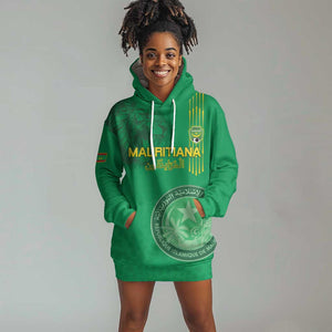 Afro Mauritania Football Custom Hoodie Dress Go Al-Murabitun - African Pride
