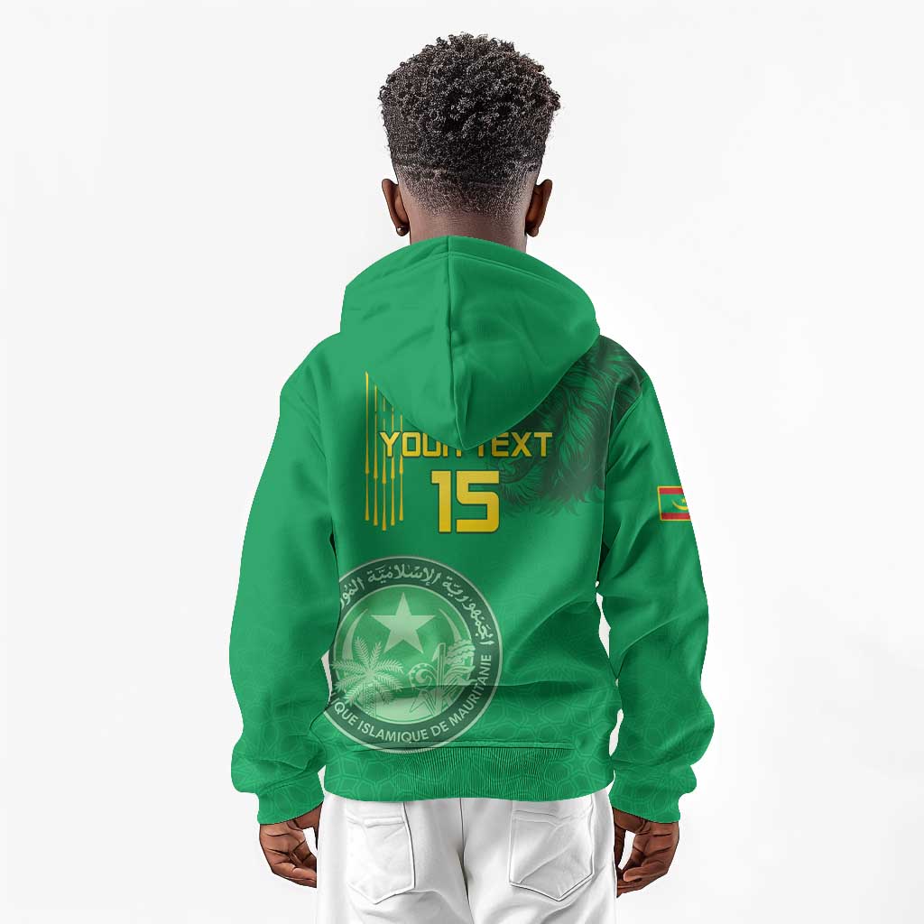 Afro Mauritania Football Custom Kid Hoodie Go Al-Murabitun - African Pride