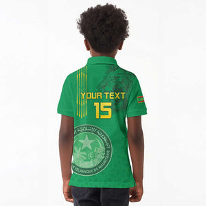 Afro Mauritania Football Custom Kid Polo Shirt Go Al-Murabitun - African Pride