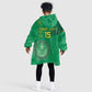 Afro Mauritania Football Custom Kid Wearable Blanket Hoodie Go Al-Murabitun - African Pride