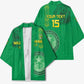 Custom Mauritania Football Kimono Coat Of Arms With Islamic Pattern