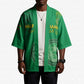 Custom Mauritania Football Kimono Coat Of Arms With Islamic Pattern