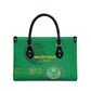 Mauritania Football Leather Bag Coat Of Arms With Islamic Pattern