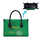 Mauritania Football Leather Bag Coat Of Arms With Islamic Pattern