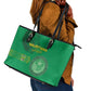 Afro Mauritania Football Leather Tote Bag Go Al-Murabitun - African Pride