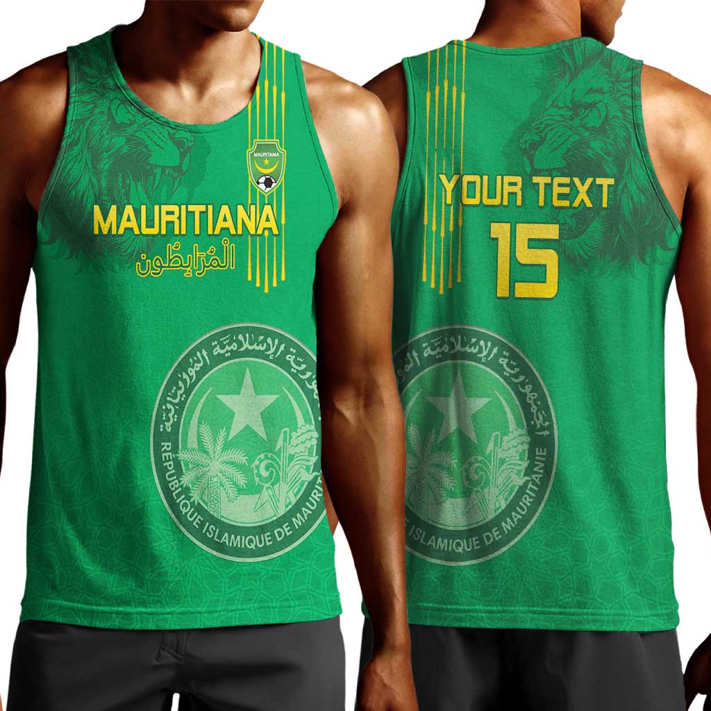 Afro Mauritania Football Custom Men Tank Top Go Al-Murabitun - African Pride