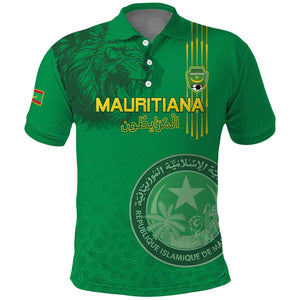 Afro Mauritania Football Custom Polo Shirt Go Al-Murabitun - African Pride