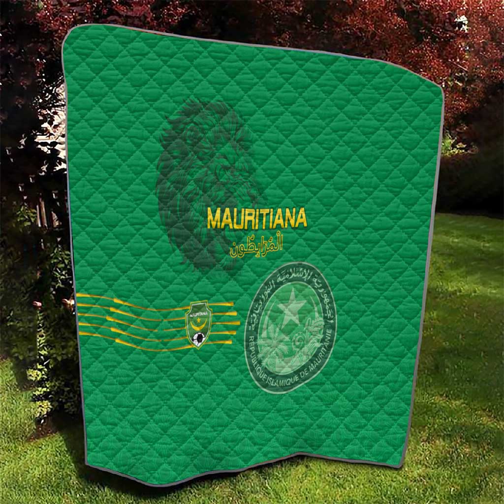 Afro Mauritania Football Quilt Go Al-Murabitun - African Pride