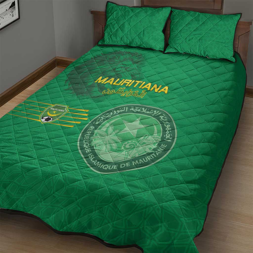 Afro Mauritania Football Quilt Bed Set Go Al-Murabitun - African Pride