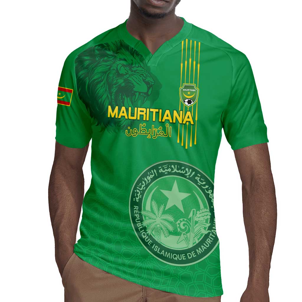 Afro Mauritania Football Custom Rugby Jersey Go Al-Murabitun - African Pride