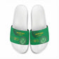 Mauritania Football Slide Sandals Coat Of Arms With Islamic Pattern