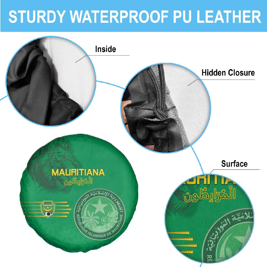 Afro Mauritania Football Spare Tire Cover Go Al-Murabitun - African Pride