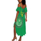 Afro Mauritania Football Custom Summer Maxi Dress Go Al-Murabitun - African Pride