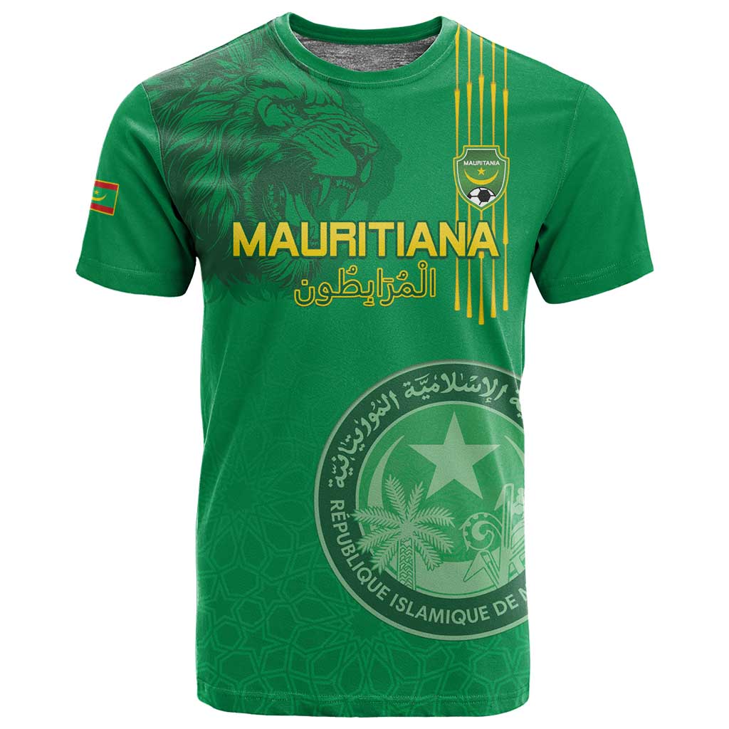 Afro Mauritania Football Custom T shirt Go Al-Murabitun - African Pride