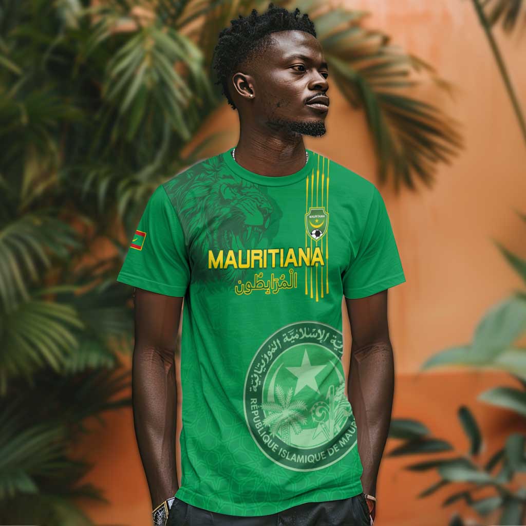 Afro Mauritania Football Custom T shirt Go Al-Murabitun - African Pride