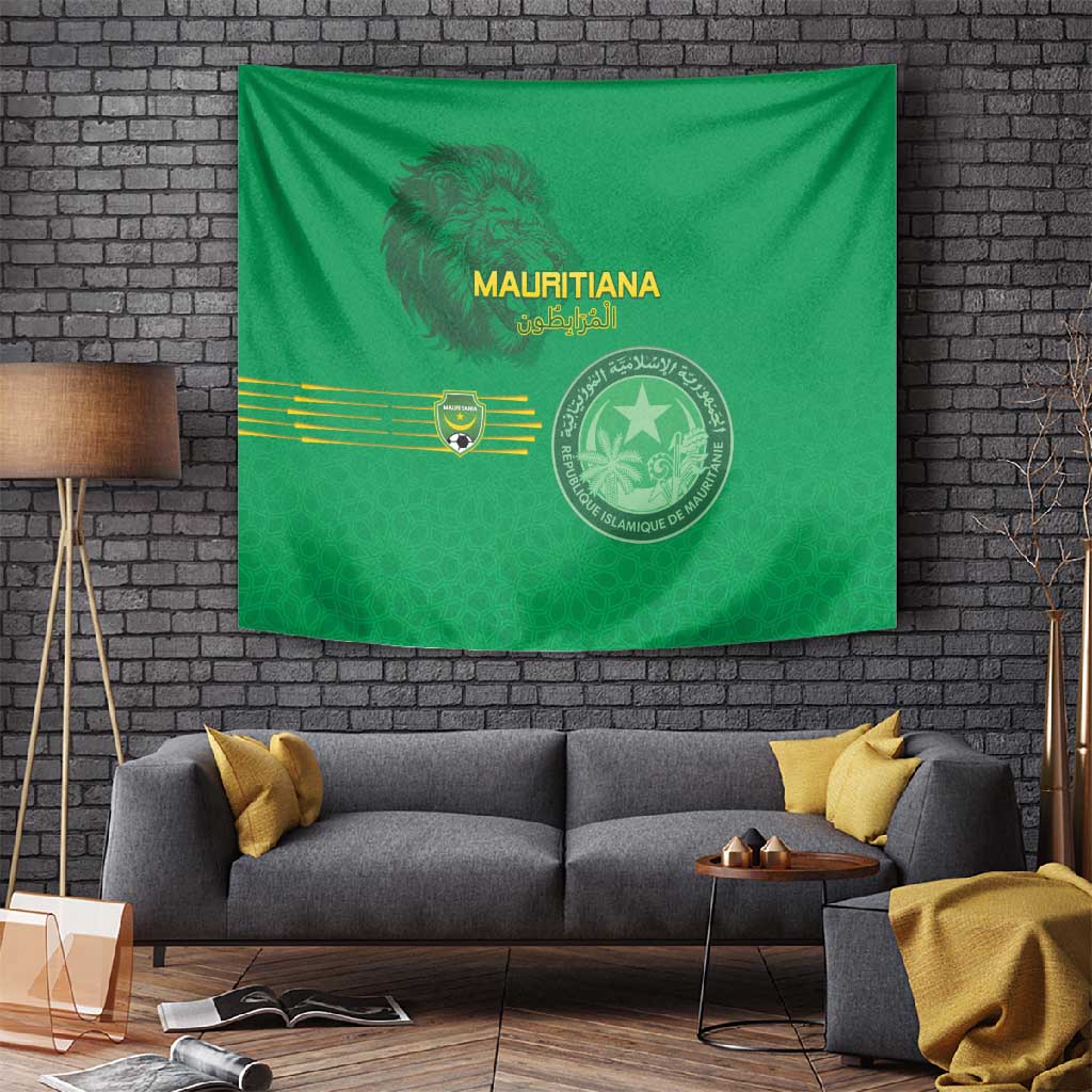 Afro Mauritania Football Tapestry Go Al-Murabitun - African Pride