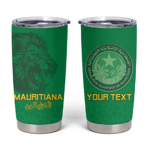 Afro Mauritania Football Custom Tumbler Cup Go Al-Murabitun - African Pride