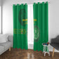 Afro Mauritania Football Window Curtain Go Al-Murabitun - African Pride