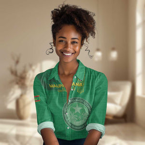 Afro Mauritania Football Custom Women Casual Shirt Go Al-Murabitun - African Pride