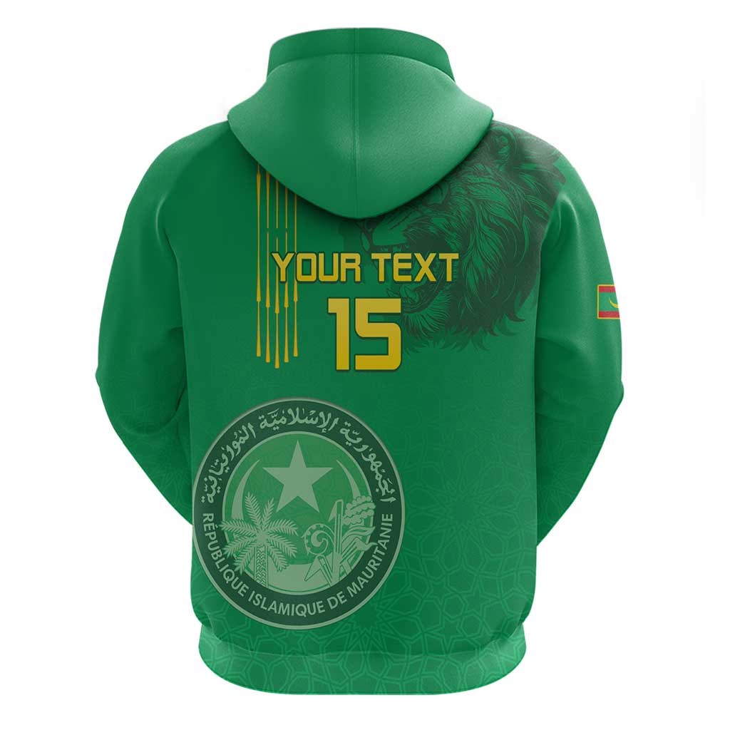 Afro Mauritania Football Custom Zip Hoodie Go Al-Murabitun - African Pride