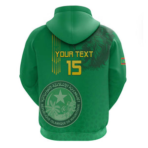 Afro Mauritania Football Custom Zip Hoodie Go Al-Murabitun - African Pride