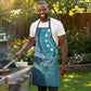 South Africa Whale Fes Apron African Shwe Shwe Pattern