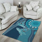 South Africa Whale Festival Area Rug African Shwe Shwe Pattern - African Pride