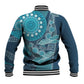 South Africa Whale Festival Personalized Baseball Jacket African Shwe Shwe Pattern - African Pride