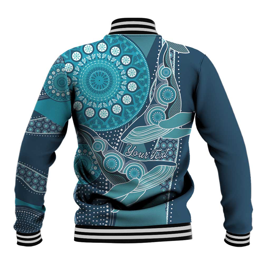 South Africa Whale Festival Personalized Baseball Jacket African Shwe Shwe Pattern - African Pride