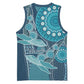 South Africa Whale Festival Personalized Basketball Jersey African Shwe Shwe Pattern - African Pride