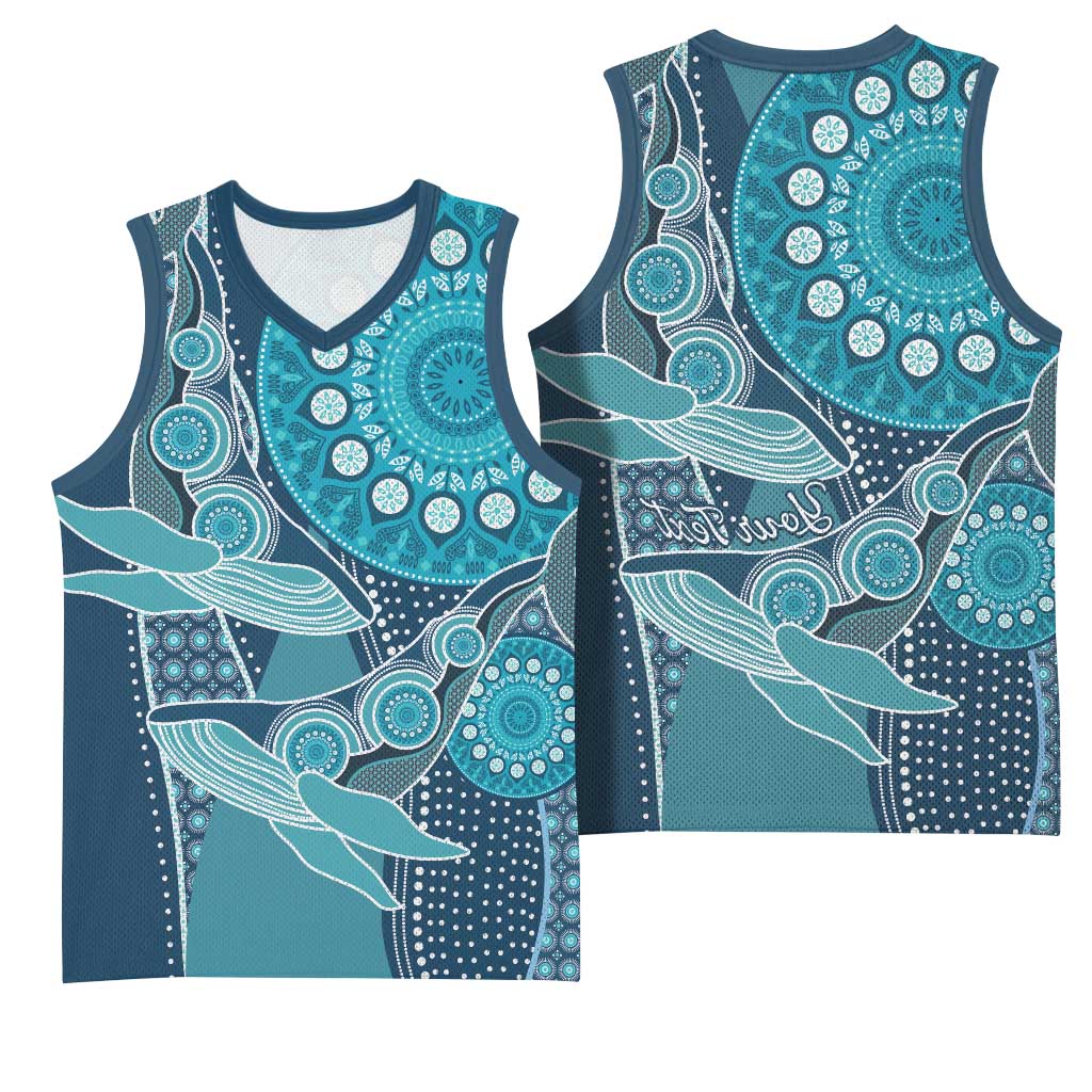 South Africa Whale Festival Personalized Basketball Jersey African Shwe Shwe Pattern - African Pride