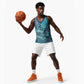 South Africa Whale Festival Personalized Basketball Jersey African Shwe Shwe Pattern - African Pride